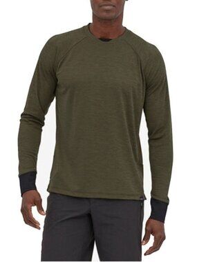 Patagonia Long Sleeved Dirt Craft Green Bike Jersey Men’s